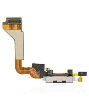 Replacement Charging Port Cable Compatible For iPhone 4 GSM  Black 