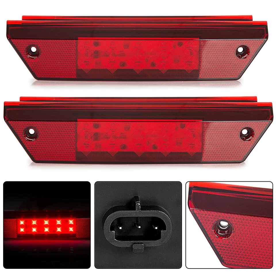 Pair Tail Light LH & RH For 09-16 Polaris Ranger 500 700 800 900 Replace 2411099 - Image 3 of 4