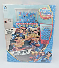 DC SUPER HERO M&Auml;DCHEN EINZELBETTW&Auml;SCHESET S32B
