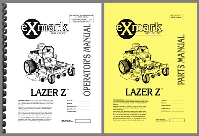 eXmark Lazer Z Lawn Mower 2-in-1 OWNER'S OPERATION MAINTENANCE and PARTS MANUAL
