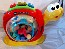 Vtech Pop Play Snail Interactive Toy Colors Numbers Shapes Sounds