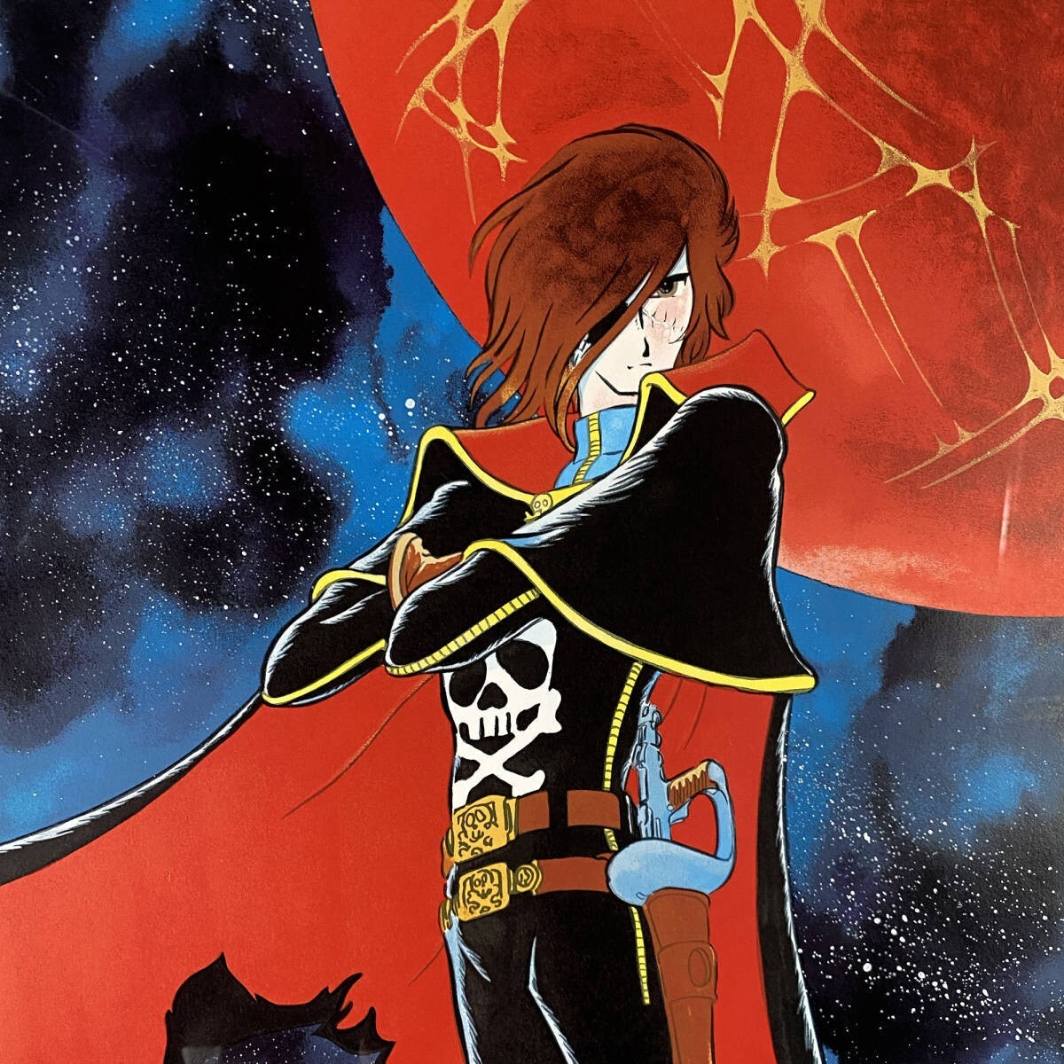 Captain Harlock My Youth in Arcadia Signed Original Silkscreen