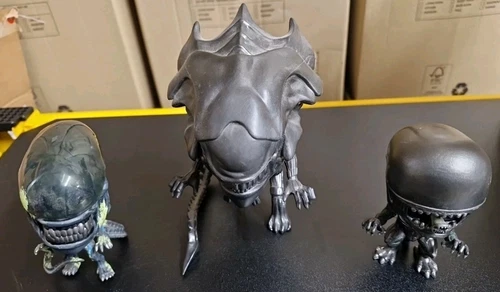 FUNKO POP RARE #346 #430 & #30 (NO BOX) ALIENS XENOMORPH ALIEN QUEEN 6’’ FIGURE