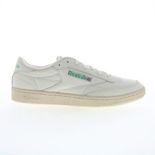 Reebok Club C 85 Vintage Mens Beige Leather Lifestyle Sneakers Shoes 13