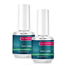 Nail Care Serum with Keratin Amino Acid and Aloe, Strengthening & Hydrating for