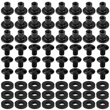 Black Chicago Screws, 24 Sets - 1/4" for DIY Kydex  Leather Gun Holsters/Clips