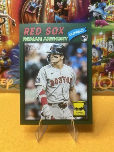 2026 Topps Heritage - Roman Anthony #86 Dark Green Border (RC) - Red Sox