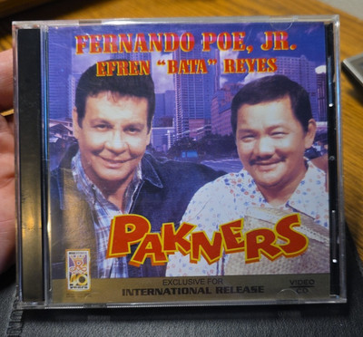 PAKNERS -  VCD & CD FERNANDO POE JR & Efren BATA Reyes BILLARDS Champ Philippine