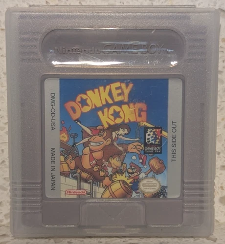 Donkey Kong Nintendo Game Boy Original DMG Cartridge w Case