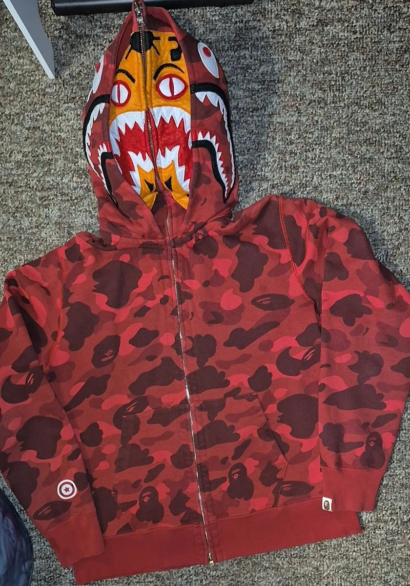 bape red camo products for sale | eBay