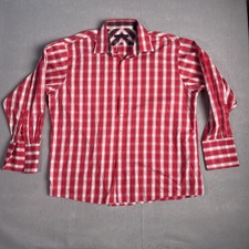 Sean John 90s Y2K Casual Button Front Dress Shirt Men Big 18.5/35 Long Sleeve