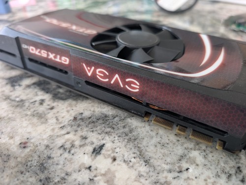 EVGA NVIDIA GeForce GTX570 HD 1.2G012-P3-1571-B1 Video Card - Picture 7 of 7