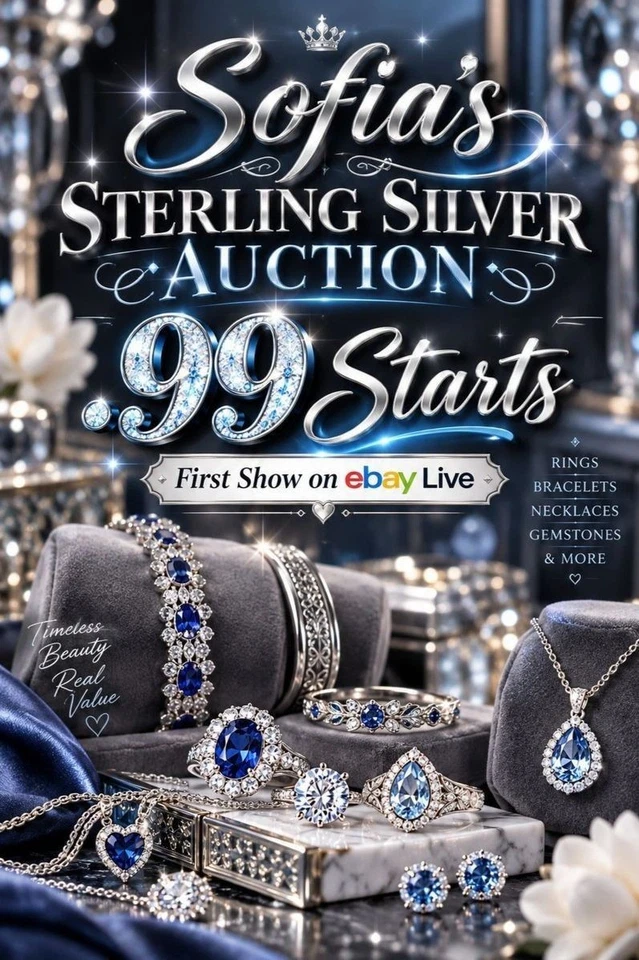 Sterling Silver 925 Auctions w/ Sofia