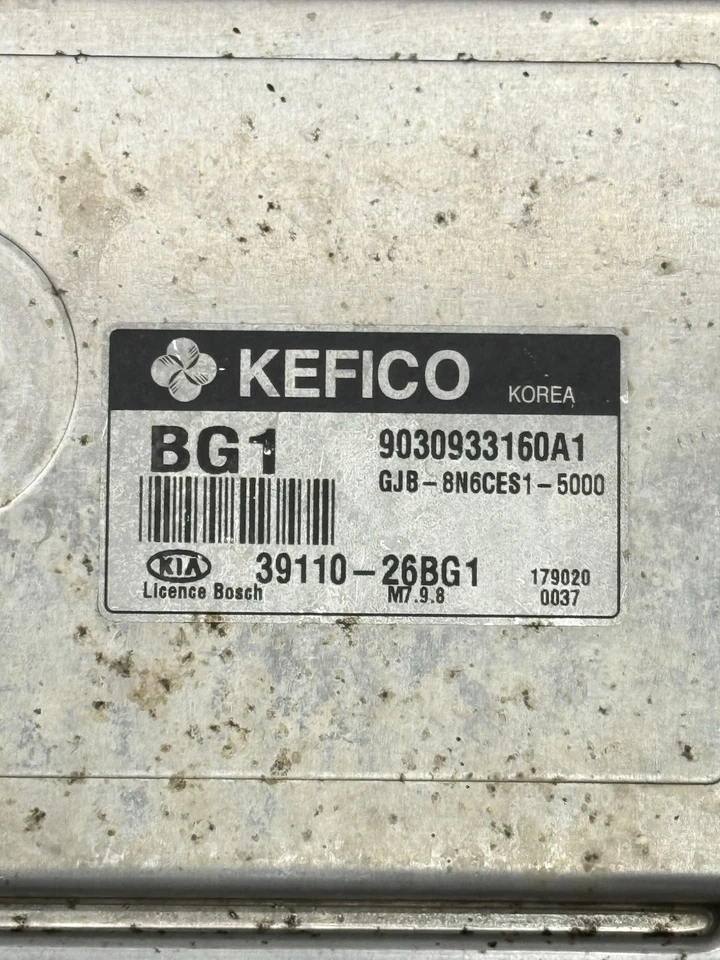 Computadora de motor Kia Rio MT 2007-2010 ECU ECM PCM OEM 39110-26BG1 programada Foto 3 de 4