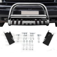 Front Bull Bar Grille Guard Chrome For 2007-2013 Chevy Silveradogmc Sierra 1500 Front Bull Bar Grille Guard Chrome For 2007-2013 Chevy Silveradogmc Sierra 1500