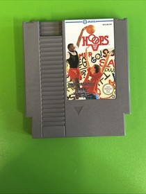 NES GAME HOOPS - PROBADO + GARANT&Iacute;A - RARO PAL-B EUROPEO - EN CAJA + MANUAL