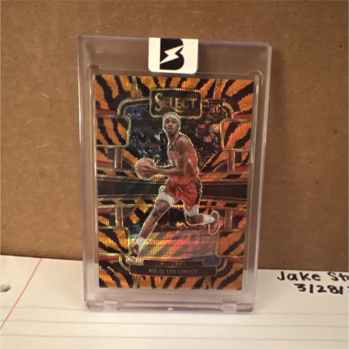 Panini 2023-24 Select Concourse Tiger Prizm Rookie Bilal Coulibaly #97 Wizards