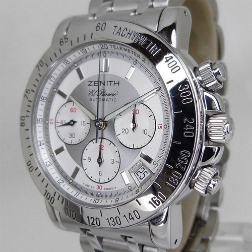 Reloj ZENITH 02.0461.400 Rainbow El Primero Cronógrafo Esfera Plata 39mm SS H... - Imagen 5 de 6