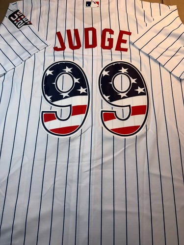 New NY Yankees #99 Aaron Judge 250th Jersey STITCHED Size LARGE