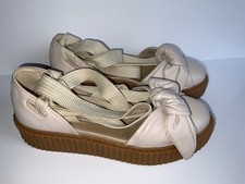 Sandali Puma Fenty X by Rihanna Bow Creeper beige/rosa pelle taglia UK 6