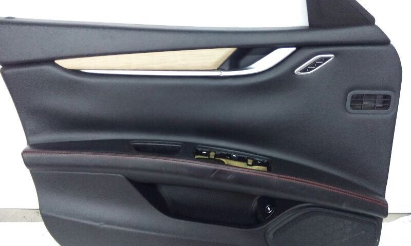 2016 Maserati Ghibli 4 Door Left Driver Front Door Trim Panel Rear