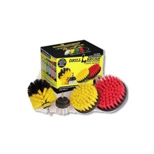 DRILLBRUSH Drill Brush Set 5in Soft/Medium Bristle Metal 7.8033E 11