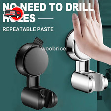 Adjustable Shower Head Holder Suction Cup Handheld Wall Mount Bathroom Bracket