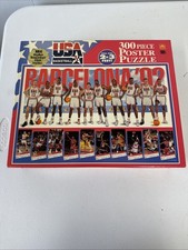 Golden USA Basketball Barcelona '92 Olympic Dream Team Poster Puzzle, 300 Piece