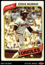 1980 Topps #160 Eddie Murray Orioles HOF 3 - VG