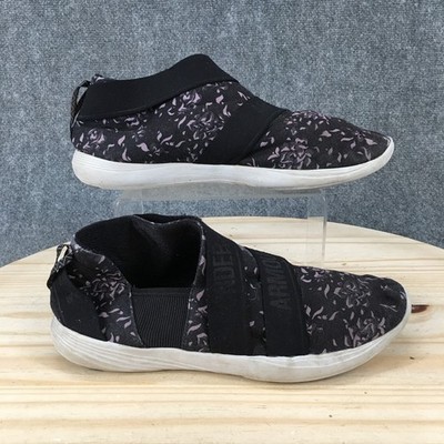 Under Armour Shoes Womens 10.5 Street Precision Athletic Sneakers Black Purple