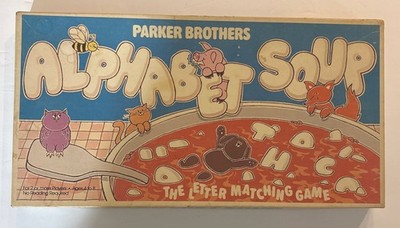 Vintage 1981 Alphabet Soup By Parker Brothers **Complete!**