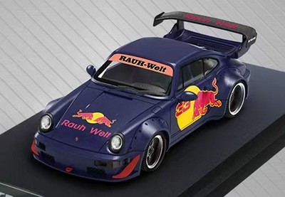 PORSCHE 911 - RWB964  - Red Bull - Mini Station 1:64