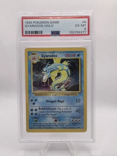 GYARADOS 1999 Pokémon Holo PSA 6