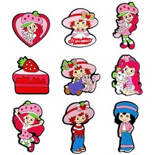 Strawberry Shortcake Shoe Charms -Cute Accessories For Crocs Bracelets Tote Bags