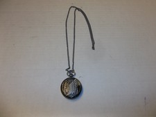 Attack On Titan Pocket Watch Wings Flip Open Gunmetal Case Read Description