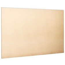 Brass Sheet, Metal Sheets Plates, 12" Length x 6" Width x 0.06" Thickness, 14...