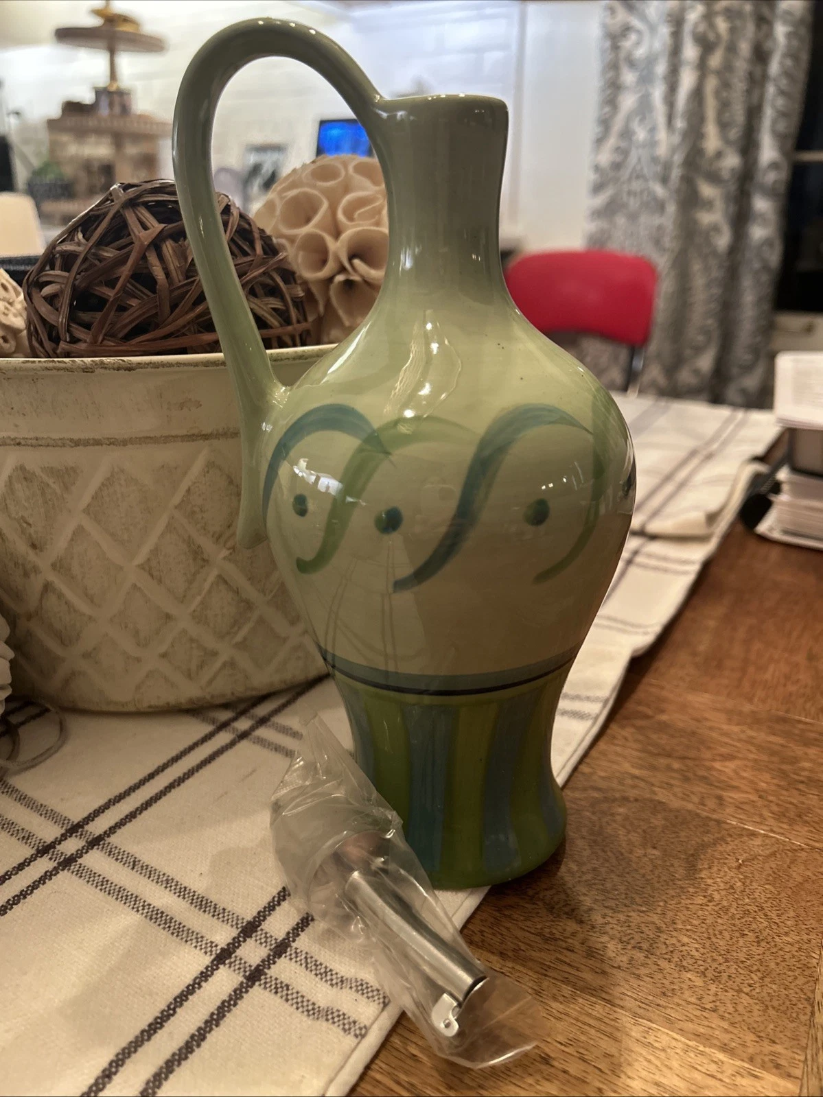 Gail Pittman Southern Living at Home Provence Olive Oil Cruet w/Drizzle SpoutNEW