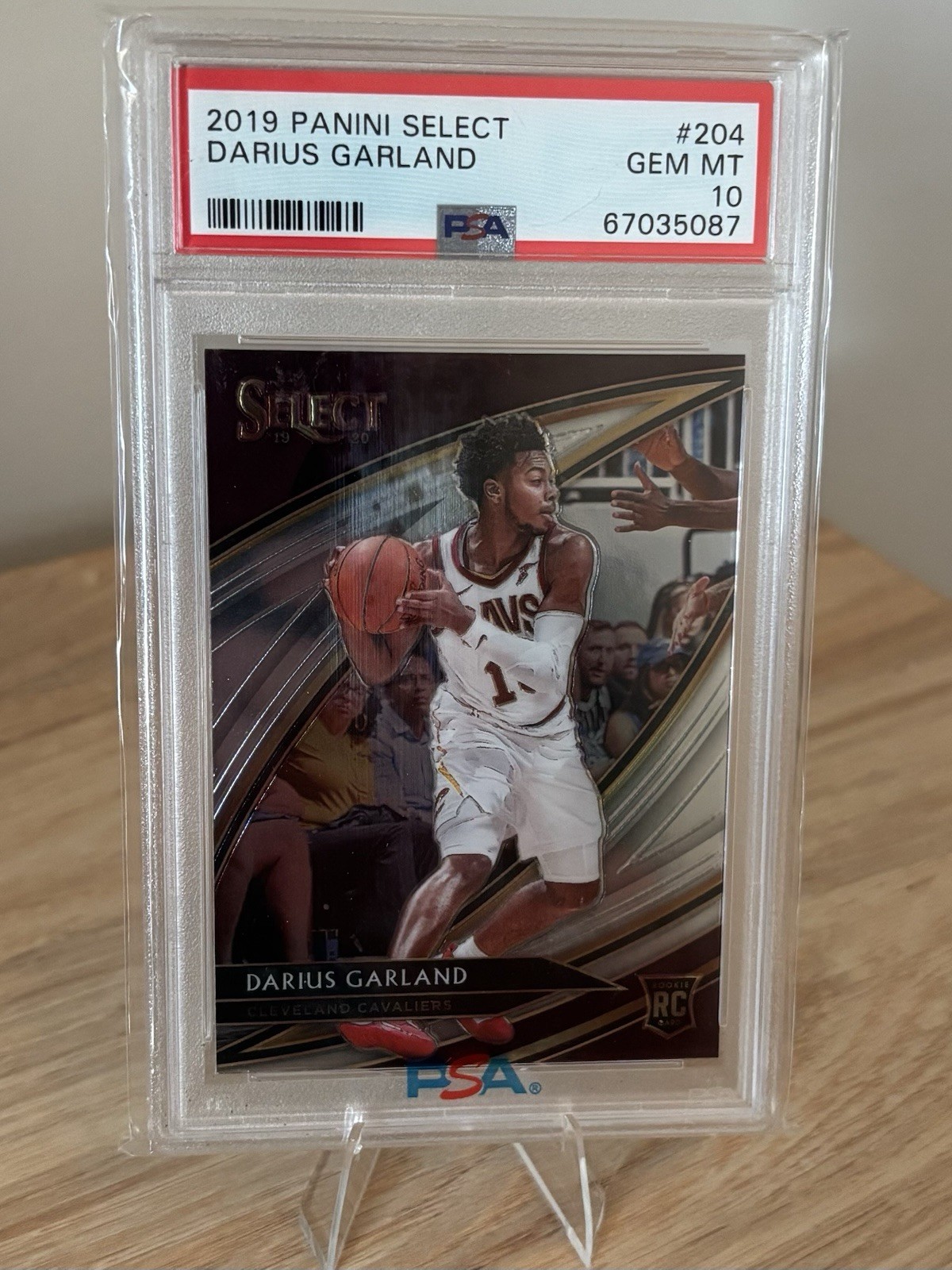 Darius Garland 2019 Select #204 Courtside Rookie PSA 10 Cavaliers