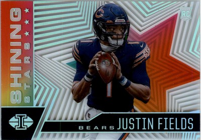2021 Panini Illusions Shining Stars Sapphire #14 Justin Fields - FB