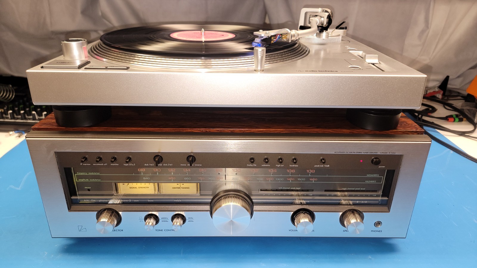 Luxman R-1120A vintage audio equipment - eBay listing photo 1
