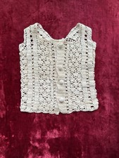 Gilet Croché Bodice Ancien Bébé Enfant