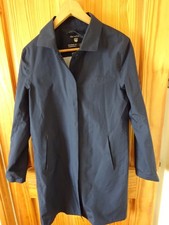 Gant Ladies Navy Raincoat - Size Small. Mend to Hem