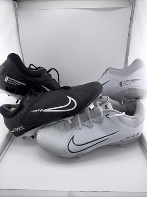 Nike Hyperdiamond 4 Eite Pro React & Renew Softball Cleats COMBO  Sz 12W 10.5M