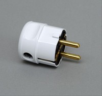 Kopp Kunststoff - Schutzkontakt - Winkelstecker Arktis - Weiss