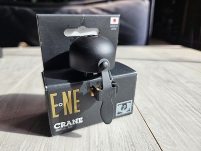  Bicycle Bell CRANE E-NE Black with Clamp E NE