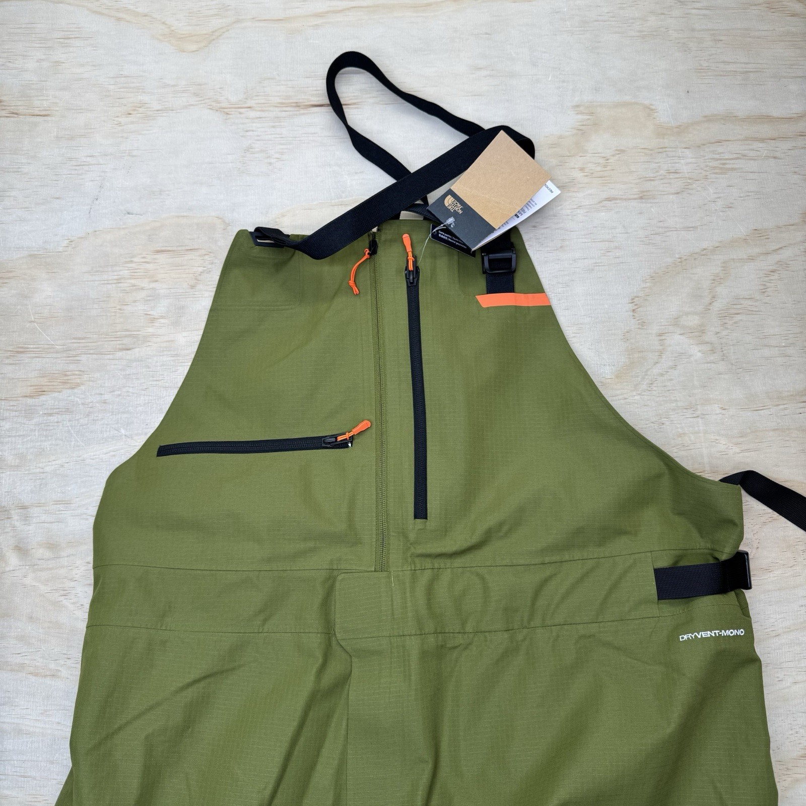 NEW The North Face Mens Ceptor Bib Snow Pants Ski Meadow Grass Green 2XL thumbnail 6