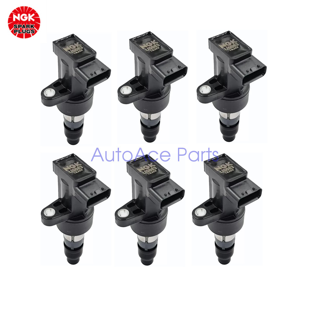 NGK U5083 COP Coil C2S7928 6pcs for Jaguar S-Type X-Type 2.5L 3.0L V6 OEM 48924
