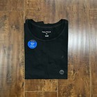 NWT Nautica Women's Short Sleeve Tee Solid Crew Neck T-Shirt Black Size M