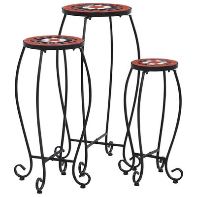 Beistelltisch Mosaiktisch Blumenhocker Blumenständer Balkontisch Tisch vidaXL
