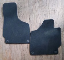 2008-2015 Audi Tt Tts Ttrs Front Floor Mat Set Black Oem